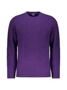 Свитер с круглым вырезом Fedeli, фиолетовый