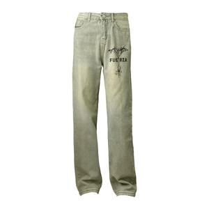 Джинсы Unisex FUERZA, Жёлтая Грязь Тёмный Коготь