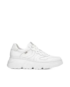 Женские кожаные кроссовки на шнуровке с технологией Adaptación Callaghan, белый