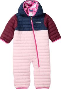 Columbia unisex-baby Powder Lite II Reversible Bunting, Satin Pink/Collegiate Navy/Rich Wine