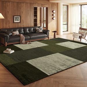 Budis Ковер 200х300 см для гостиной/спальни, светлый люкс в винтажном зеленом цвете, Waterproof, моющийся