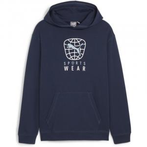 Толстовка с капюшоном Kapuzensweat с лучшей спортивной одеждой Puma, синий