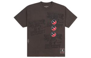 Футболка унисекс коричневая Travis Scott, коричневый