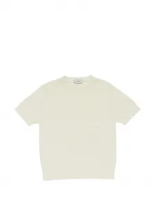 Футболка с короткими рукавами и нагрудным карманом Paolo Pecora Kids, бежевый