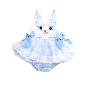 Детский комбинезон Findlay Bunny с юбочкой в голубом цвете Be Girl Clothing