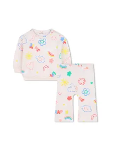 Розовый хлопковый комплект для малыша Billieblush, светло-розовый