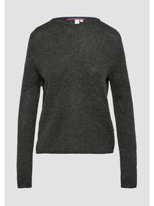 Вязаный свитер в цвете 99W0_black QS