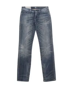 Супер узкие штаны Гвеневеры 7 For All Mankind, синий