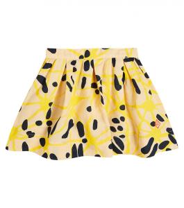 Юбка Salamander из хлопка и льна The Animals Observatory, разноцветный