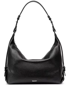 Сумка-хобо Wren Medium DKNY, черный