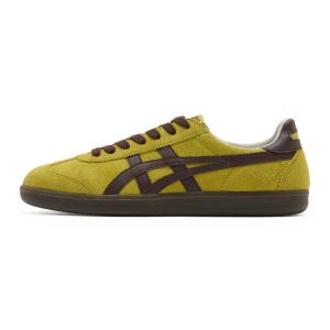 Низкие повседневные туфли Tokuten, устойчивые к истиранию, унисекс Onitsuka Tiger, Yellow Green