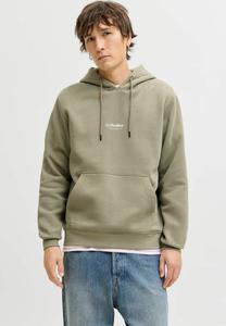 Худи Jack & Jones JJESOHO HOOD, Vetiver/Light Green
