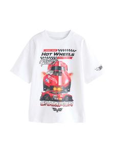 Next Футболка 'Hot Wheels' в белом цвете
