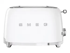 SMEG RETRO STYLE TSF01WHEU WHITE Тостер Белый (950 Ватт, слоты: 2)