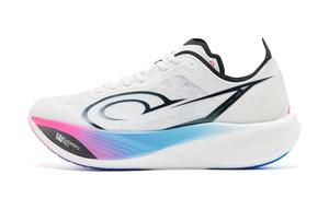 QIAODAN Кроссовки для бега с низкой посадкой, устойчивые к истиранию, с мягкой подошвой, мужские, цифровые, розово-белые