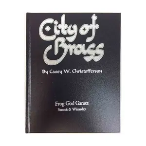 City of Brass - (Swords & Wizardry) (Limited Leather Bound Edition), Swords & Wizardry (Frog God Games), твердый переплет