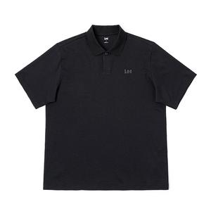 Lee Футболка-поло SS25 мужская black