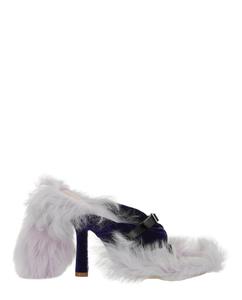 Сандалии с каблуком-стойкой Burberry, цвет black multi