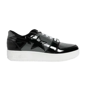 Кроссовки BAPE Bapesta Low 'Black Grey', черный