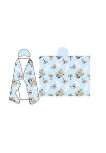 Плед детский Cofi Bluey с капюшоном, 120x150 см