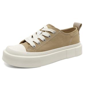 SOBB Устойчивые к истиранию мужские низкие кеды на платформе из холста - хаки, цвет Khaki