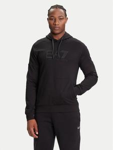 Свитшот regular fit 7M000903 AF13512 UC001 Ea7 Emporio Armani, чёрный