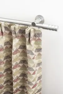 Карниз для штор GARESA "EASY", 1 направляющая, желаемая длина 65х160 см, Ø 20 мм, цвет silberfarben