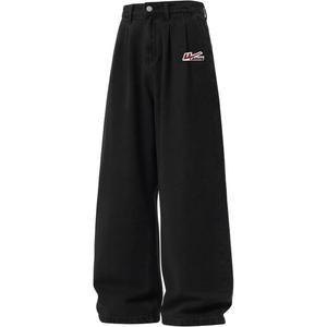 Джинсы женские Moderate Straight Fit WARRIOR, pure черный (diy badge)