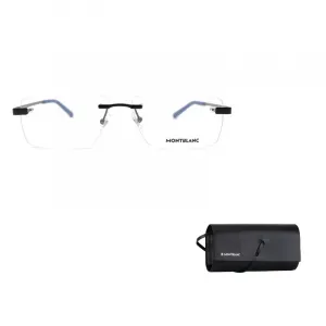 MONTBLANC Двухцветные очки квадратной формы, Black