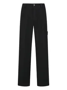 Брюки с нашивками Stone Island, черный