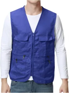 Мужская рыболовная жилетка с множеством карманов