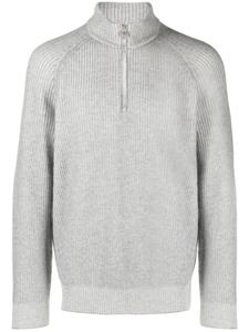 Джемпер на молнии Brunello Cucinelli, серый