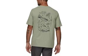 Футболка мужская Fly Fishing Series Patagonia, зеленый