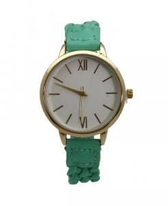 Плетеные женские часы из мягкой кожи Olivia Pratt, синий