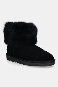 Детские угги из замши Patrizia Pepe, черный