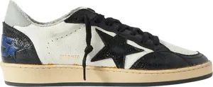 Кроссовки Golden Goose Ball Star 'White Black Blue', белый