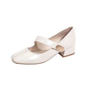 Beijiani Женские туфли Мэри Джейн на массивном каблуке 4 см экрю, цвет Ecru