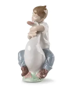 Фигурка мальчика с гусем Nao By Lladro, multi