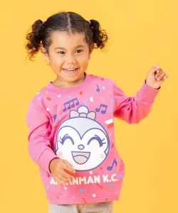 Футболка с длинным рукавом «Улыбка Докин-чан Кокин-чан» Anpanman Kids Collection, цвет Pink