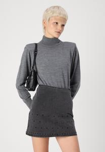 Юбка из денима PCRAZO Pieces, серый