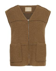 CULTURE Кардиган 'CUova' вязаный, коричневый