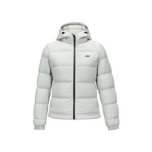 Skechers Серебристая белая женская пуховая куртка, Silver Birch White/00C1