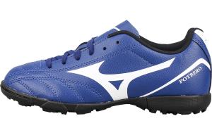 Mizuno Детские футбольные бутсы с низким верхом, устойчивые к скольжению, синие и белые