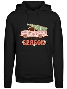 Пуловер F4NT4STIC Hoodie Tis The Season Christmas Drivin Home, черный