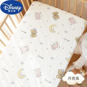 Disney Простыня на резинке для детской кроватки 120x65x5 см из чистого хлопка, цвет Moon Rabbit