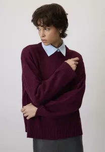Простой свитер-джемпер Touché Privé, Burgundy