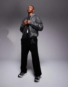 Трикотажные свободные джоггеры черного цвета ADPT