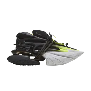 Кроссовки Balmain Unicorn Low, черный/белый/желтый