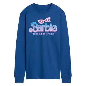 Мужская футболка с длинным рукавом "Солнечное настроение" Barbie, синий
