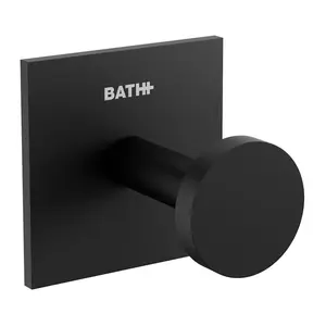 Одинарная вешалка для ванной Stick Cosmic, матовый черный